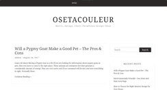 Desktop Screenshot of osetacouleur.com