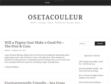 Tablet Screenshot of osetacouleur.com